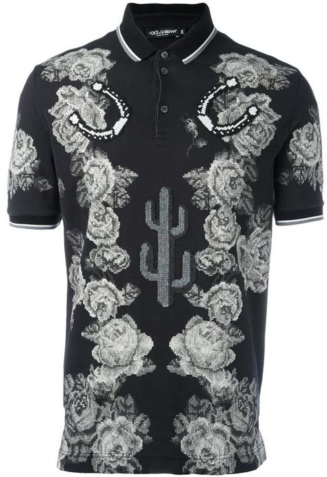 dolce gabbana polo homme|farfetch dolce and gabbana shirts.